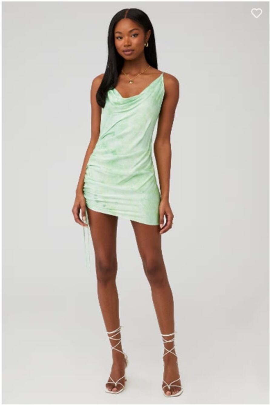 Rays For Days Elena Dress in Emerald in Size Large